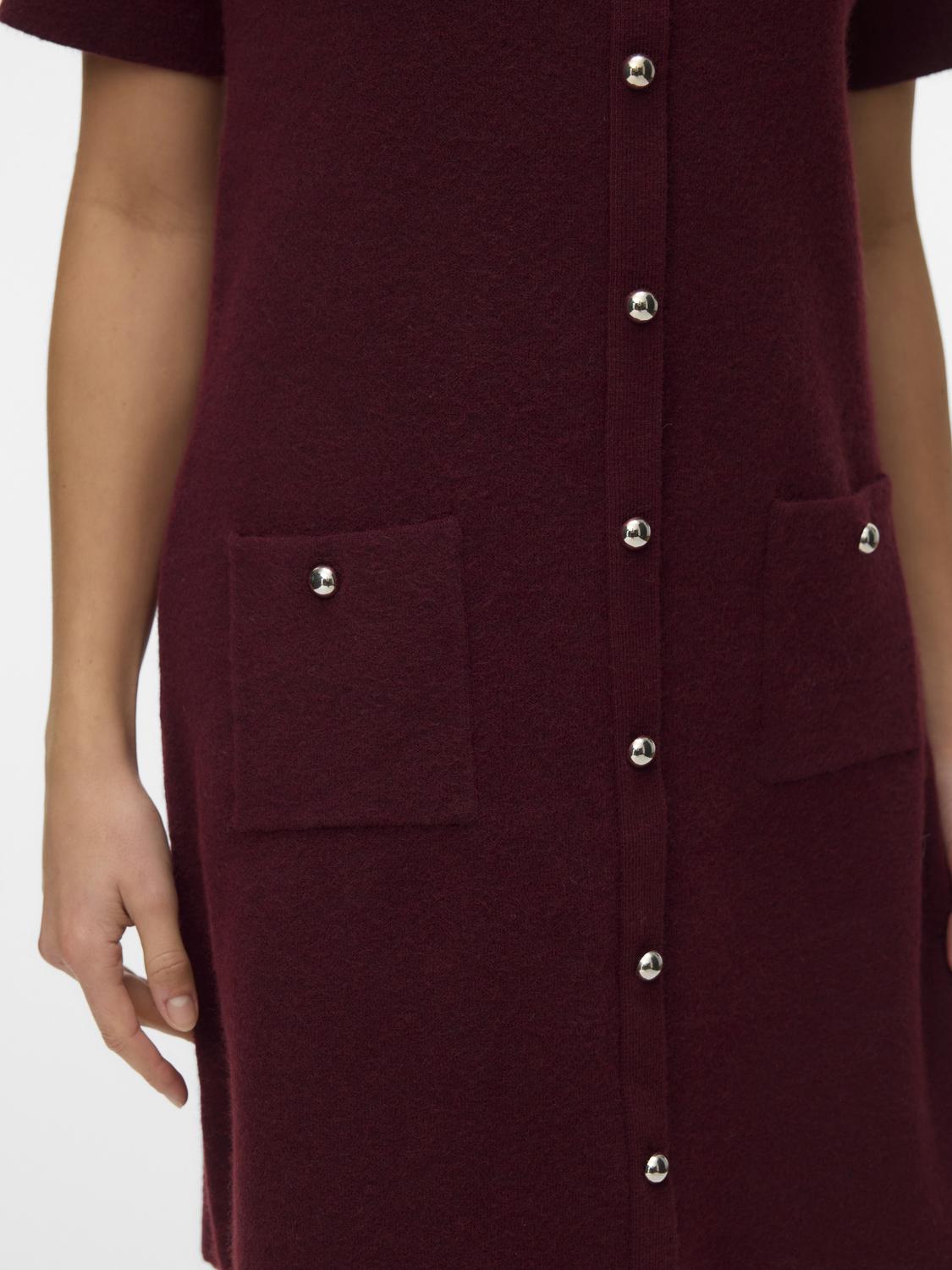 VMJOHANNA Midi Dress - Tawny Port - VERO MODA & VILA Bergvik